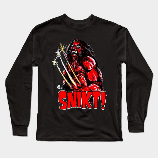 SNIKT! Long Sleeve T-Shirt by FWACATA